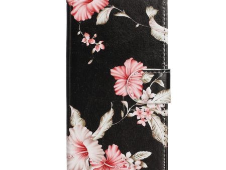 EIDERWOOD iPhone 13 Mini Læder Cover m. Pung & Print - Azalea Blomst Online Hot Sale