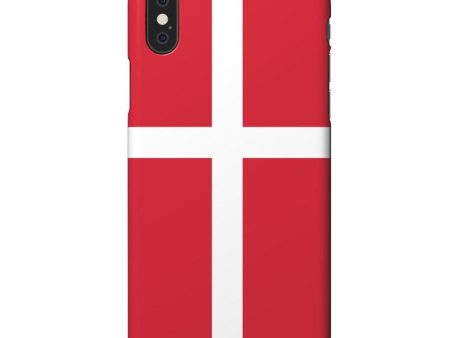 EIDERWOOD iPhone XR Hård Plastik Cover - Danmarks Flag Cheap