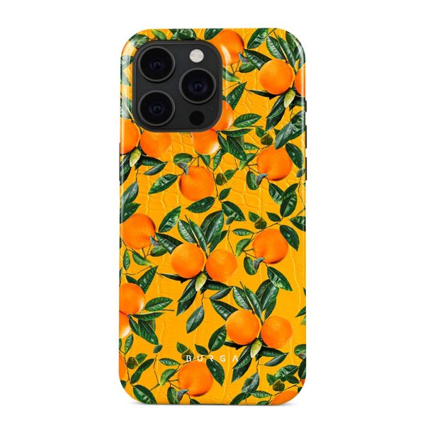 Burga iPhone 15 Pro Tough Fashion Case - Orange Lemonade Online now