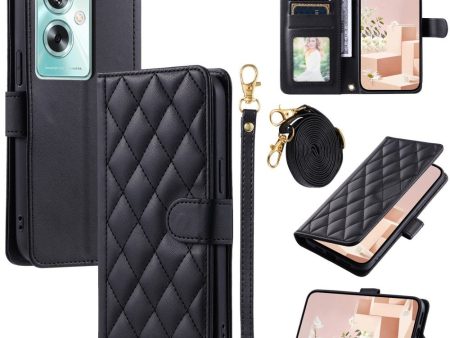 EIDERWOOD OnePlus Nord N30 SE (5G)   Oppo A79 (5G)   A2 (5G) Læder Flip Cover m. Strop & Crossbody Taske Funktion - Sort Cheap