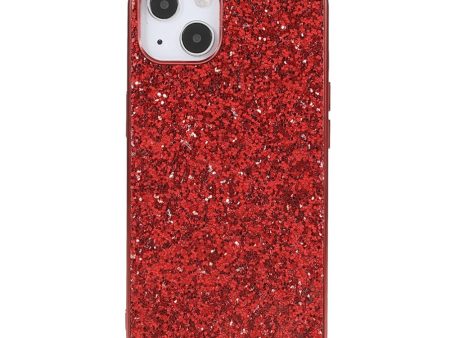 EIDERWOOD iPhone 13 Mini Glitter Hybrid Cover - Rød Online now