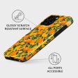 Burga iPhone 15 Pro Tough Fashion Case - Orange Lemonade Online now