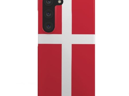 EIDERWOOD Samsung Galaxy S23 Hård Plastik Cover - Danmarks Flag Online