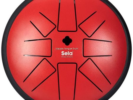 Sela SE362 Melody Tongue Drum F Minor (Red) - 6  Online Sale