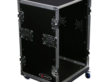 Odyssey FZSRPAR16W - 16U Space Saver Pro Amp Rack Flight Case with Wheels Sale