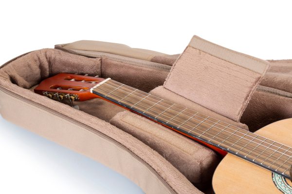 Levy LVYCLASSICGB200 Deluxe Gig Bag for Classical Guitars (Tan) Online now