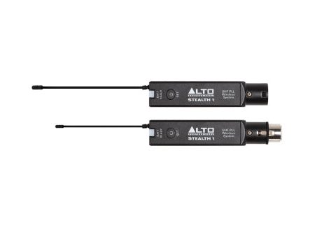 Alto Professional STEALTH 1 Mono UHF XLR Wireless Audio Transmitter and Receiver Fashion