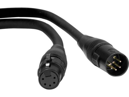 American DJ AC5PDMX3 Accu-Cable 5-Pin DMX Cable 3 FT on Sale