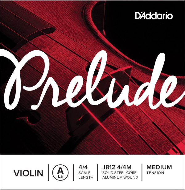 D Addario J812 4 4 Prelude Violin Single A String 4 4 Medium Discount