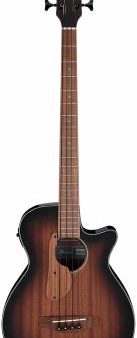 Ibanez AEGB24EMHS Acoustic Bass - Mahogany Sunburst High Gloss Online now