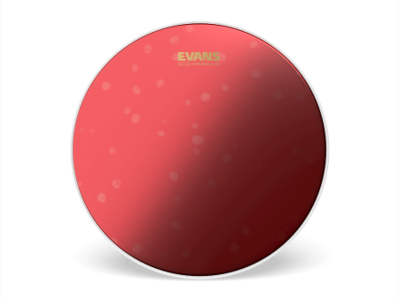 Evans B14HR Hydraulic Red Coated Drumhead - 14  For Sale