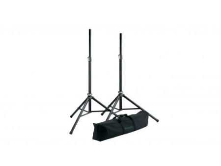 K&M 21449 Speaker Stand Package (2 Stands + Bag) Hot on Sale