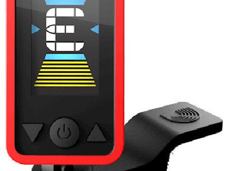 D Addario PW-CT-17RD Eclipse Clip-On Tuner - Red For Discount