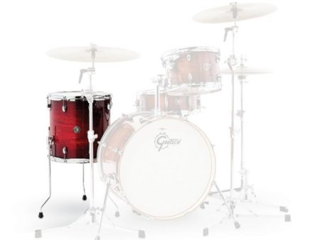 Gretsch Drums CT1-1616F-GCB Catalina Club Floor Tom (Gloss Crimson Burst) - 16  x 16  Online Sale