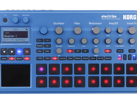 Korg ELECTRIBE2BL Electribe Music Production Station (Blue) Sale