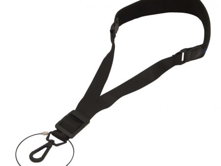 DieHard DHSTRAP800 Saxophone Padded Nylon Neck Strap - Black For Cheap