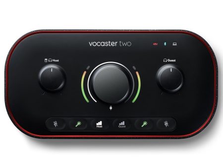 Focusrite VOCASTER-TWO Podcast Audio Interface w USB-C (2-in   2-out) For Sale