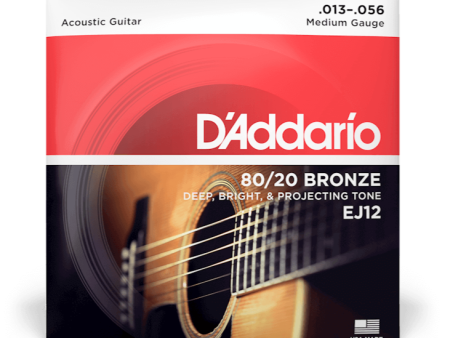 D Addario EJ12 80 20 Bronze Medium 13-56 For Cheap