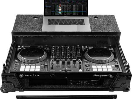 Odyssey Pioneer DDJ-1000 DDJ-1000SRT 1U Flight Zone Case w Glide Platform and Corner Wheels (Black) Online Hot Sale