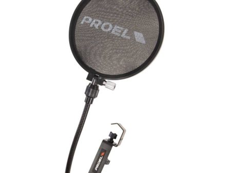 Proel APOP50 Anti-sibilant Flexible Nylon Screen Vocal Pop Filter For Sale