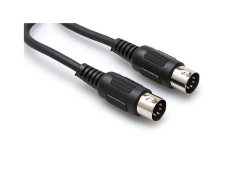 Hosa MID-305BK MIDI Cable - 5 Foot Online Hot Sale