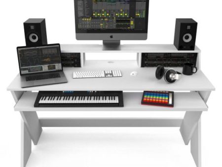 Glorious SOUND-DESK-PRO-WHT Professional Studio Workstation - White Hot on Sale