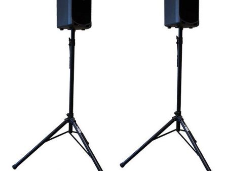 Profile PR-SS100 Two Speaker Stands w  Carrying Bag Cheap