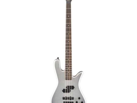 Spector PERF4SL Performer 4 Electric Bass Guitar - Metallic Silver Gloss For Discount