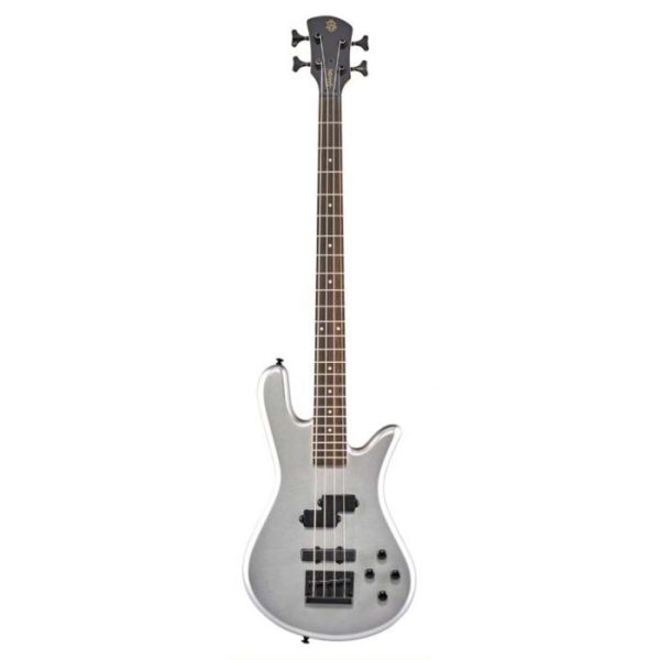 Spector PERF4SL Performer 4 Electric Bass Guitar - Metallic Silver Gloss For Discount