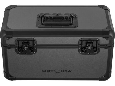 Odyssey KROM Record Utility Case for 120 7  Vinyl Records (Black on Gray) For Cheap