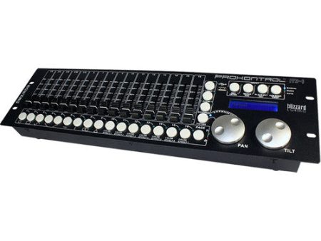 Blizzard Lighting ProKontrol MH 16 Fader+Pan Tilt Wheels DMX Lighting Controller - 576CH on Sale