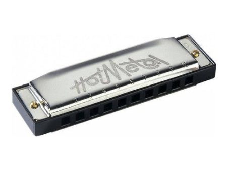 Hohner 572BX-C Harmonica Hot Metal Blistered in Key of C Major Sale