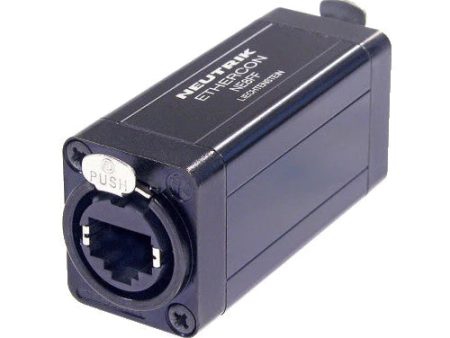 Axiom NE8FF etherCON RJ45 Feedthrough Coupler for Cable Extensions on Sale