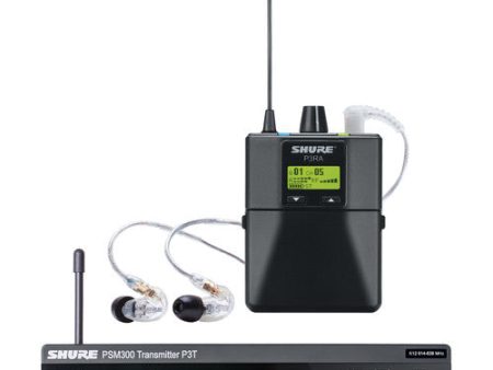 Shure P3TRA215CL-H20 Stereo Personal Monitor System with IEM (H20: 518-541 MHz) Online Hot Sale