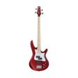 Ibanez SRMD200CAM SRMD MEZZO 32  SHORT SCALE - Electric Bass with PJ Pickups - Candy Apple Matte on Sale