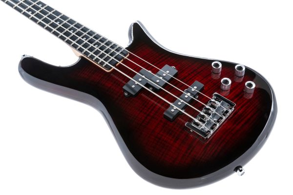 Spector LG4STBC Legend 4 Standard - Electric Bass with Active 2 Band EQ - Black Cherry Gloss Supply