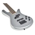 Spector PERF4SL Performer 4 Electric Bass Guitar - Metallic Silver Gloss For Discount