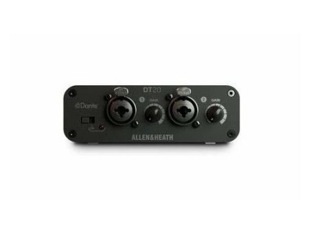 Allen & Heath DT-02-X 2-In Dante Input Expander dLive 96Khz Mic Line Inputs Poe or DC - 48Khz 96Khz - No Power Supply on Sale