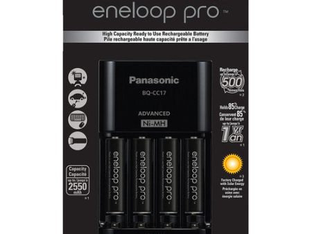 Panasonic ENELOOP PRO Charger Kit - 4x AA on Sale