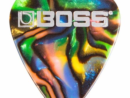 Boss BPK-12-AM Celluloid Guitar Picks Abolone Medium 12 pcs For Discount