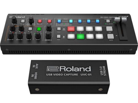 Roland V-1HD-PLUS-STR Switcher with UVC-01 Encoder Bundle Cheap