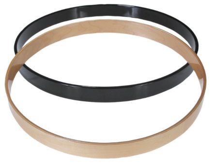 Gibraltar SC-22BK 22  Black Gloss Wood Bass Drum Hoop Online Sale