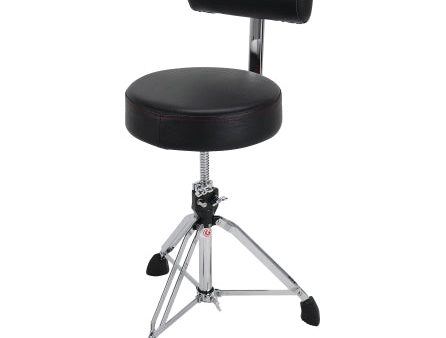 Gibraltar 9608RB 9000 Series 13  Round Drum Throne with Backrest Discount