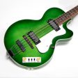 Hofner IGNITION PRO Club Bass - Transparent Green Online Hot Sale