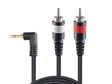 ProX XCP-CMR06 6 Ft.1 8  3.5mm Mini TRS to Dual RCA Male Audio Cable Online Sale