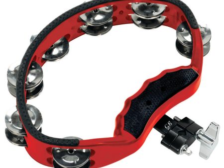 Gon Bops PTAM10 Red Tambourine with Quick-Release Mount Online Hot Sale