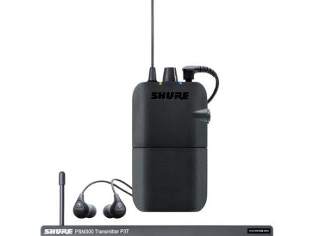 Shure P3TR112GR-H20 Stereo Personal Monitor System with IEM (H20: 518-541 MHz) For Sale