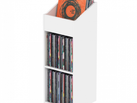 Glorious RECORD-RACK-330-WHT Record Rack - White Supply