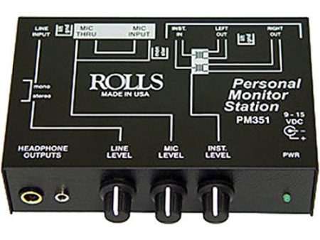 Rolls PM351 Personal Monitor Station Hot on Sale