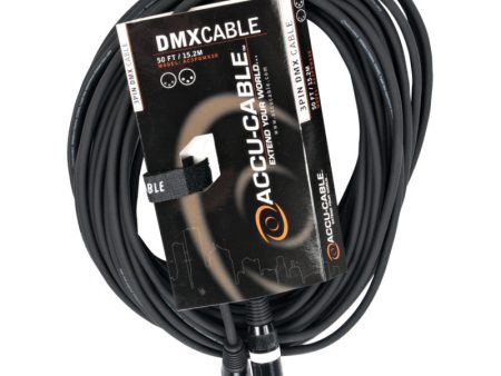 American DJ AC3PDMX50 Accu-Cable 3-Pin Dmx Cable 50 FT on Sale